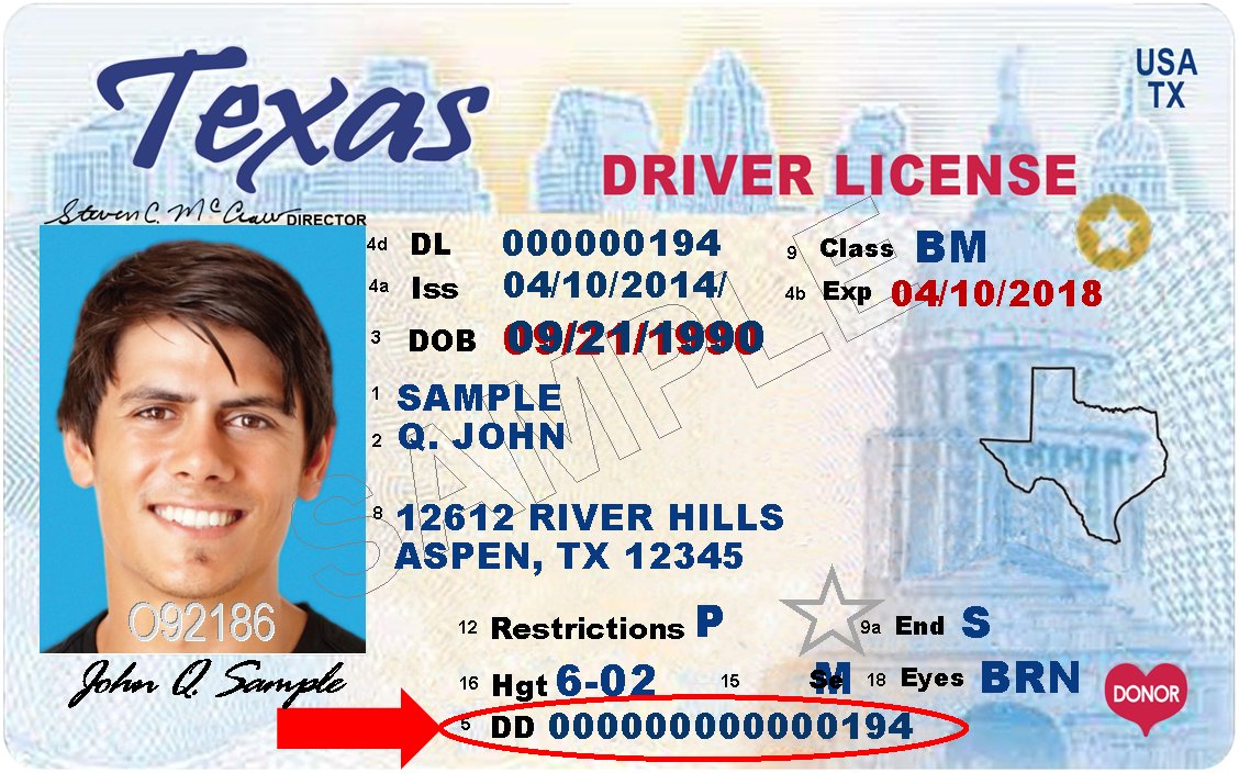Texas Drivers License Audit Number Under 21 fasrscale